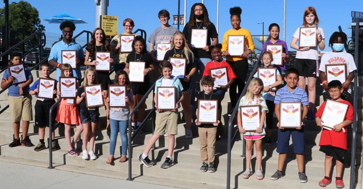 ‘Do the Right Thing’ winners recognized at baseball game 